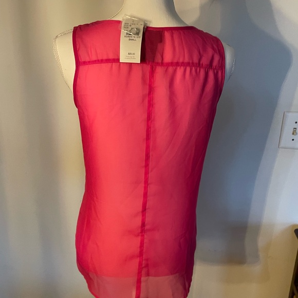 DayTrip from Buckle sheer pink tank with snake print and gold&black sequins! Sm - Picture 6 of 8